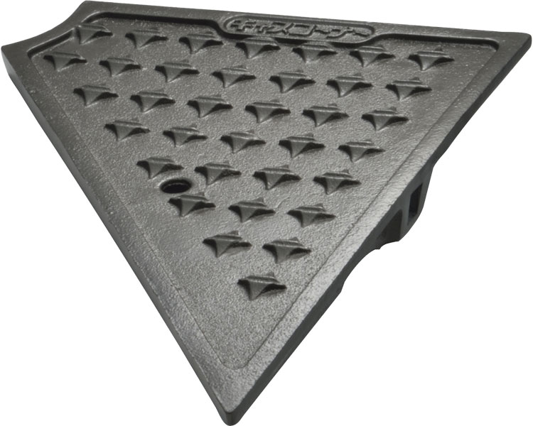 ★ポイント最大16倍★【全国配送可】-キャスコーナー（コーナー）　250×335×45 SA-050-L　メタリックグレー ミスギ　JAN 4938938000815 kt378663 取寄品 歩行関連 屋外用スロープ・電動昇降機 その他(屋外用スロープ・電動昇降機)-【介護福祉用具】