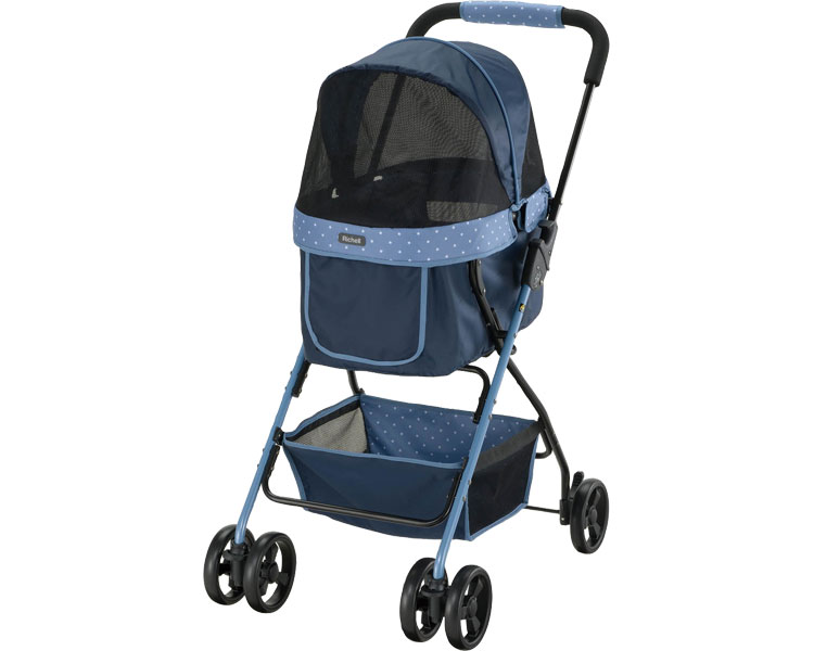 ★ポイント最大16倍★【全国配送可】-ペットカート　エルフィ 58691　ブルー リッチェル　JAN 4973655586914 kt379512 取寄品 歩行関連 ショッピングカート その他(ショッピングカート)-【介護福祉用具】