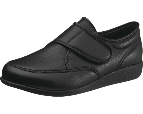 ★9/4-11 P最大27倍★【全国配送可】-快歩主義　M021　左足 ブラックスムース　24.5cm アサヒシューズ　JAN 4963507300584 kt379771 取寄品 歩行関連 シューズ 屋外用　片足-【介護福祉用具】