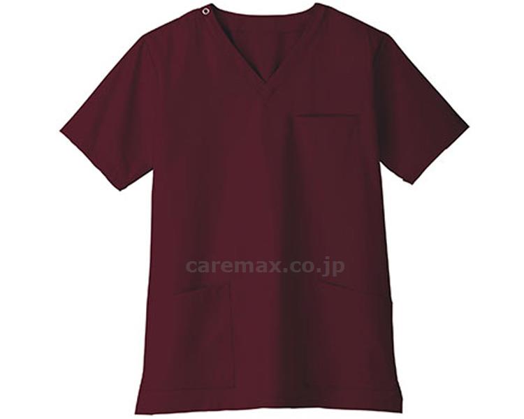 ★ポイント最大16倍★【全国配送可】-ユニセックススクラブ TB4502U-3 ボルドー 4L ボンマックス JAN 4544316603914 kt383090 取寄品 衣類 ユニフォーム トップ-【介護福祉用具】