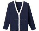 ★ポイント最大16倍★【全国配送可】-Vネックカーディガン C-04 ネイビー×ホワイト 3L ディーフェイズ JAN 4571249990743 kt3846...