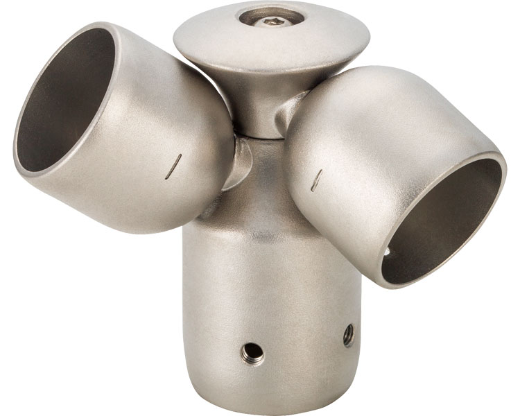 ★ポイント最大16倍★【全国配送可】-32ステンアクア　支柱用コーナージョイントN 040-3052　ショットブラスト仕上 マツ六　JAN 4976415856975 kt385258 取寄品 住宅改修 手すり 浴室用・部材-【介護福祉用具】