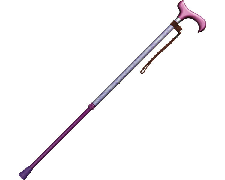 ★ポイント最大16倍★【全国配送可】-光ル源氏伸縮杖　PLUS HP-REF08　メタルパープル インターリンクス　JAN 4562124195728 kt390328 取寄品 歩行関連 杖 (杖)-【介護福祉用具】