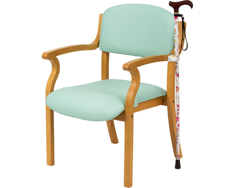 ★ポイント最大16倍★【全国配送可】-ラクタッチチェア　ブラウンフレーム LT-141BR　ミントグリーン オ..