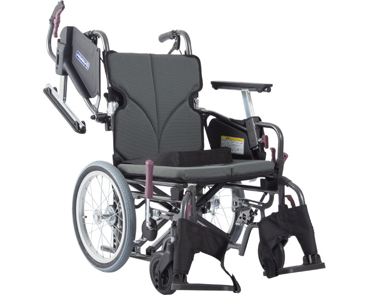 ★ポイント最大16倍★【全国配送可】-モダンC　KMD-C16-42-LO No.82_チャコールグレー カワムラサイクル　JAN 4514133508501 kt394756 取寄品 歩行関連 車いす 介助式-【介護福祉用具】