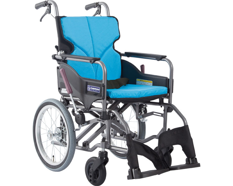 ★ポイント最大16倍★【全国配送可】-モダンA　KMD-A16-40-H No.83_ライトブルー カワムラサイクル　JAN 4514133501649 kt394831 取寄品 歩行関連 車いす 介助式-【介護福祉用具】