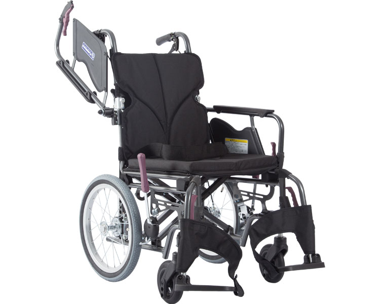 ★ポイント最大16倍★【全国配送可】-モダンB　KMD-B16-42-M No.19_黒 カワムラサイクル　JAN 4514133504459 kt394940 取寄品 歩行関連 車いす 介助式-【介護福祉用具】