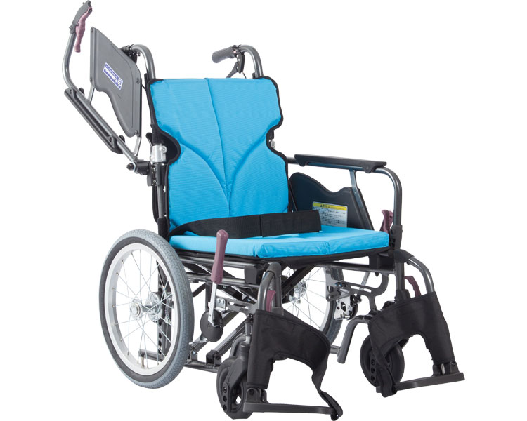 ★ポイント最大16倍★【全国配送可】-モダンB　KMD-B16-42-SL No.83_ライトブルー カワムラサイクル　JAN 4514133505241 kt394974 取寄品 歩行関連 車いす 介助式-【介護福祉用具】