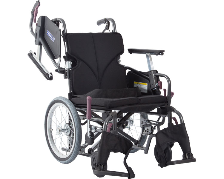 ★ポイント最大16倍★【全国配送可】-モダンC　KMD-C16-42-SL No.68_黒メッシュ カワムラサイクル　JAN 4514133508570 kt395125 取寄品 歩行関連 車いす 介助式-【介護福祉用具】