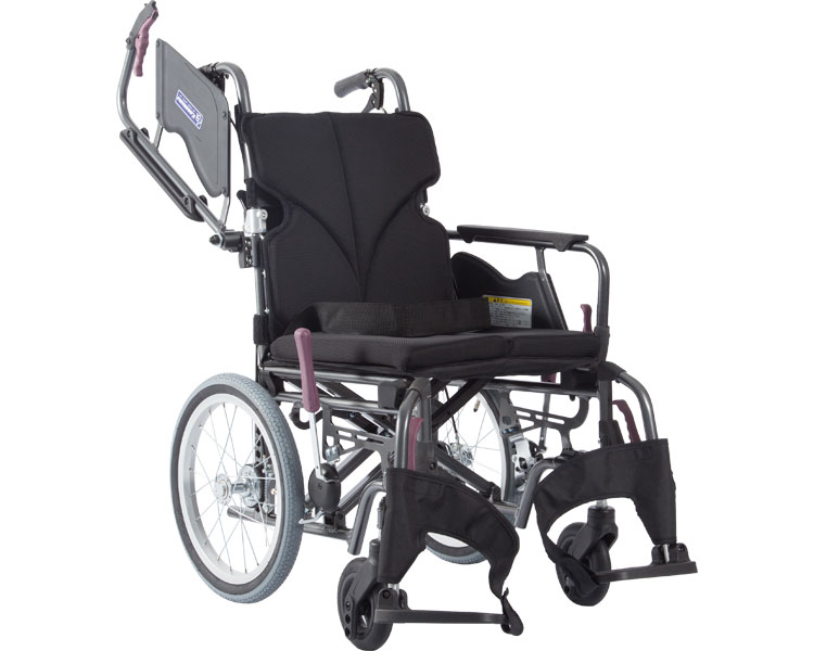 ★ポイント最大16倍★【全国配送可】-モダンB　KMD-B16-38-H No.68_黒メッシュ カワムラサイクル　JAN 4514133503834 kt395193 取寄品 歩行関連 車いす 介助式-【介護福祉用具】