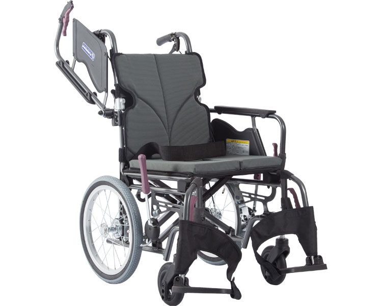 ★ポイント最大16倍★【全国配送可】-モダンB　KMD-B16-38-H No.82_チャコールグレー カワムラサイクル　JAN 4514133503858 kt395195 取寄品 歩行関連 車いす 介助式-【介護福祉用具】