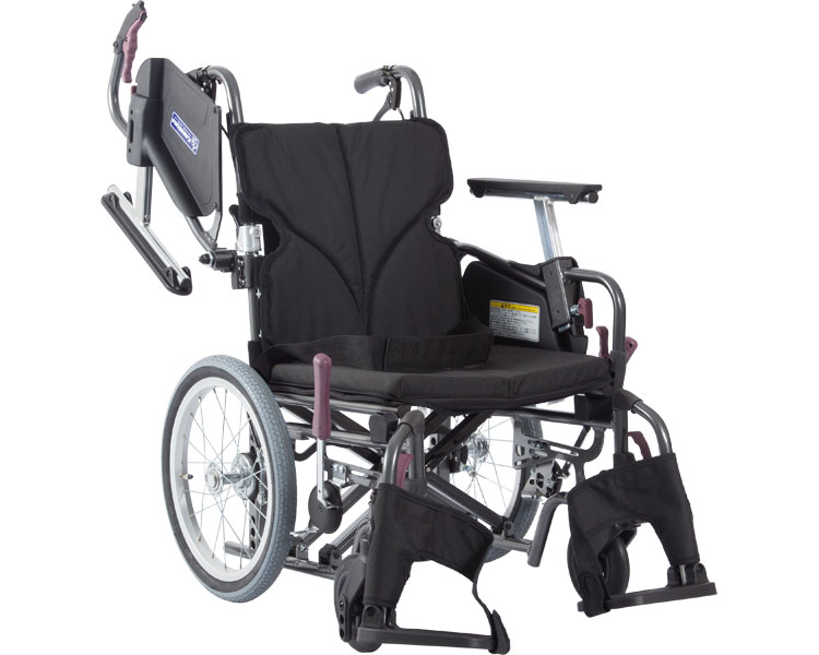 ★ポイント最大16倍★【全国配送可】-モダンC　KMD-C16-40-LO No.19_黒 カワムラサイクル　JAN 4514133508204 kt395267 取寄品 歩行関連 車いす 介助式-【介護福祉用具】