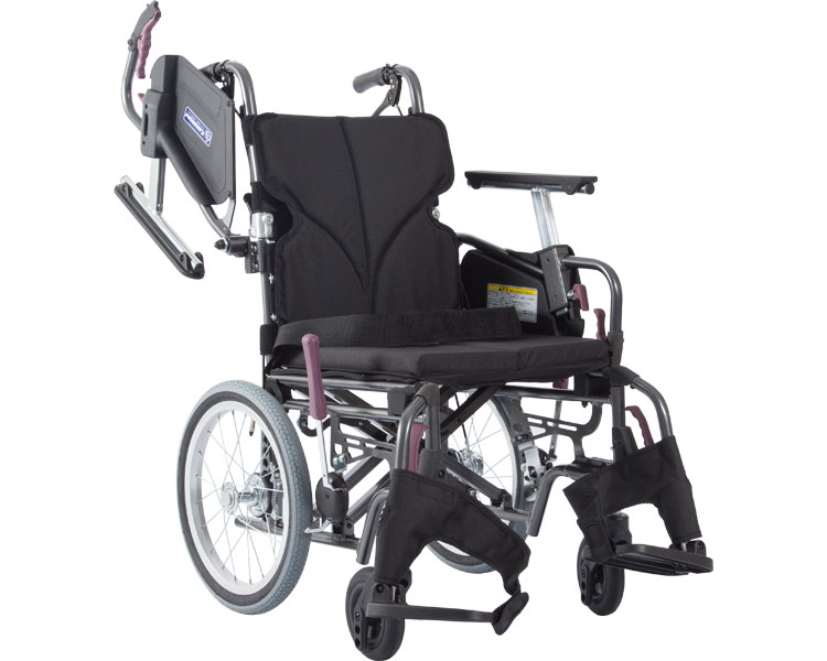 ★ポイント最大16倍★【全国配送可】-モダンC　KMD-C16-42-SH No.19_黒 カワムラサイクル　JAN 4514133507634 kt395318 取寄品 歩行関連 車いす 介助式-【介護福祉用具】