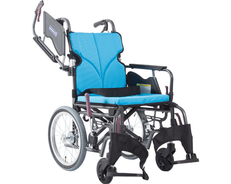 ★ポイント最大16倍★【全国配送可】-モダンB　KMD-B16-40-SH No.83_ライトブルー カワムラサイクル　JAN 4514133504046 kt395369 取寄品 歩行関連 車いす 介助式-【介護福祉用具】