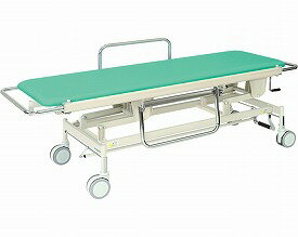 ★ポイント最大16倍★【全国配送可】-手動ストレッチャー125　TB-627 抹茶 高田ベッド製作所　JAN kt397910 取寄品 医療・施設 ストレッチャー ストレッチャー-【介護福祉用具】