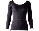 ★ポイント最大16倍★【全国配送可】-Ladies クルーネック9分袖 403570 ブラック S フットマーク JAN 4549707005742 kt399...