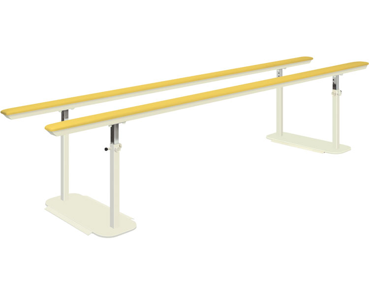 ★ポイント最大16倍★【全国配送可】-L型平行支持台　TB-718 長：　ライトブルー 高田ベッド製作所　JAN kt399802 取寄品 健康管理 トレーニング機器 平行棒-【介護福祉用具】のサムネイル