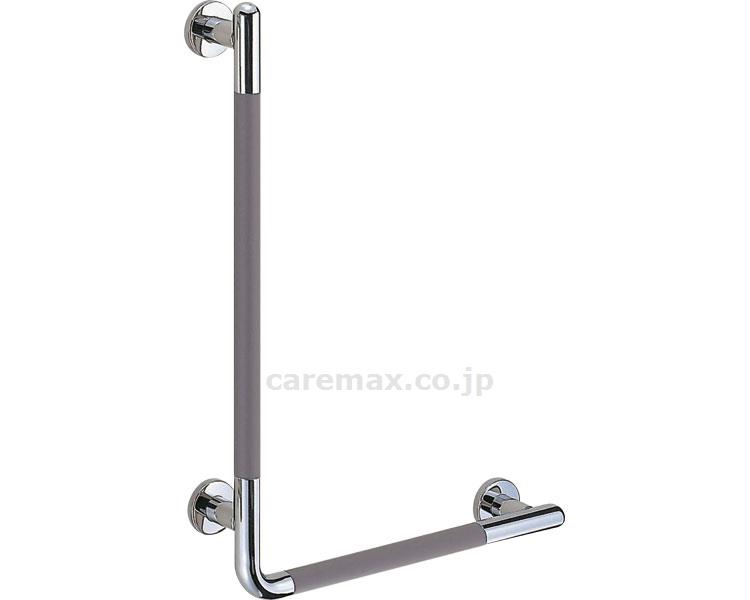 楽天【文具の月島堂】楽天市場店★ポイント最大16倍★【全国配送可】-φ32　シート巻キ手スリL形（右） BR-873R　BE・ヘアーライン シロクマ　JAN 4936350074704 kt411221 取寄品 住宅改修 手すり 屋内用・部材-【介護福祉用具】