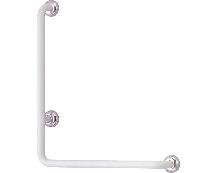 ★ポイント最大16倍★【全国配送可】-φ34　L形丸棒ニギリバー（左） No.851L　アイボリ シロクマ　JAN 4936350076562 kt415301 取寄品 排泄関連 トイレ周辺用具 トイレ用手すり-【介護福祉用具】