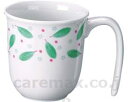 ★ポイント最大16倍★【全国配送可】-マグカップ φ77×H80 YZ-258 ユズリ葉 朝日化工 JAN kt427751 取寄品 食事関連 食器類・カップ ...