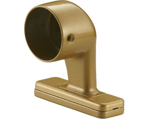 ★ポイント最大16倍★【全国配送可】-35φスリムエンドブラケット　平型 D-286　ゴールド 丸喜金属本社　JAN 4531588022406 kt423989 取寄品 住宅改修 手すり 屋内用・部材-【介護福祉用具】