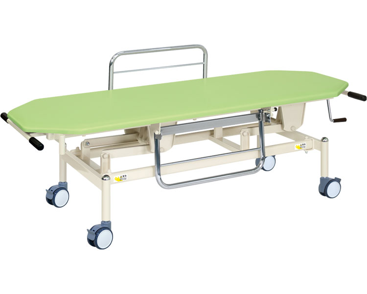 ★ポイント最大16倍★【全国配送可】-手動ライトストレッチャー100　TB-1199 幅：　長：　抹茶 高田ベッド製作所　JAN kt425494 取寄品 医療・施設 ストレッチャー ストレッチャー-【介護福祉用具】