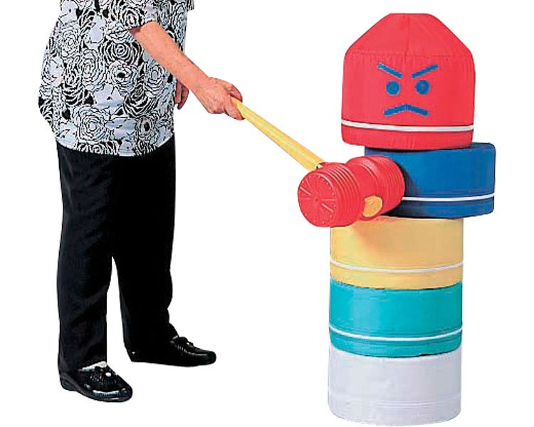 ★ポイント最大16倍★【全国配送可】-だるま落とし NH4212 プラス　JAN 4580297763186 kt426159 取寄品 健康管理 レクリエーション レクリエーションアイテム-【介護福祉用具】