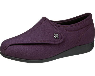 ★ポイント最大16倍★【全国配送可】-快歩主義　L011　5E パープルラメ　24.5cm アサヒシューズ　JAN 4963507406156 kt427300 取寄品 歩行関連 シューズ 屋外用-【介護福祉用具】