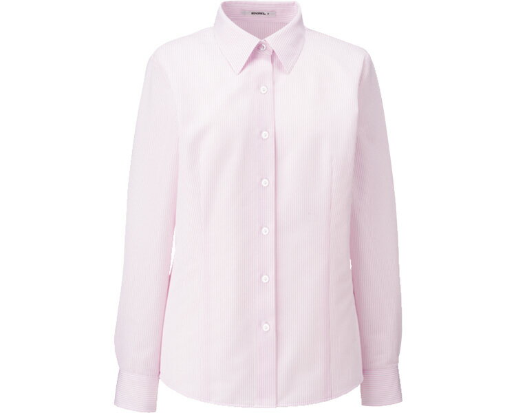 ★ポイント最大16倍★【全国配送可】-長袖ブラウス RB4168-29　ピンク　15号 ボンマックス　JAN 4544316084294 kt428808 取寄品 衣類 ユニフォーム トップ-【介護福祉用具】