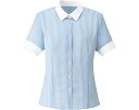 ★ポイント最大16倍★【全国配送可】-半袖ブラウス RB4555-6 サックス 11号 ボンマックス JAN 4544316642661 kt428815 取寄品 衣類 ユニフォーム トップ-【介護福祉用具】