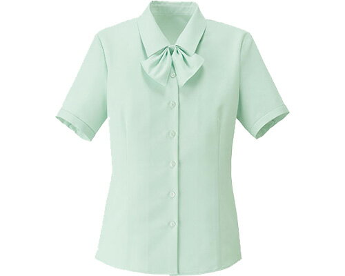 ★ポイント最大16倍★【全国配送可】-半袖ブラウス RB4560-4　グリーン　7号 ボンマックス　JAN 4544316646751 kt428975 取寄品 衣類 ユニフォーム トップ-【介護福祉用具】