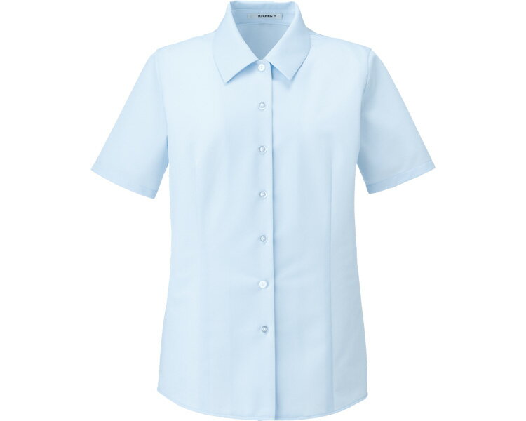 ★ポイント最大16倍★【全国配送可】-半袖ブラウス RB4561-6　ブルー　5号 ボンマックス　JAN 4544316083631 kt429010 取寄品 衣類 ユニフォーム トップ-【介護福祉用具】