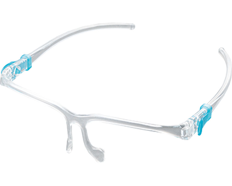 ★ポイント最大16倍★【全国配送可】-眼鏡型フェイスシールド フレーム SD789-00LX-MB　20個入 山崎産業..