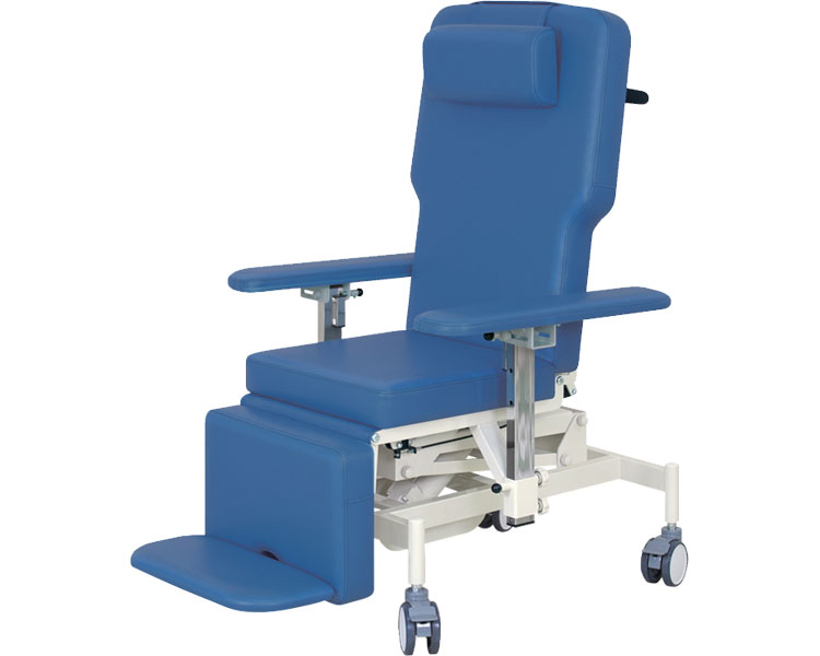 ★ポイント最大16倍★【全国配送可】-車イス式油圧ストレッチャー　TB-1398 スカイブルー 高田ベッド製作所　JAN kt431396 取寄品 医療・施設 ストレッチャー ストレッチャー-【介護福祉用具】