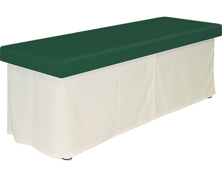 ★ポイント最大16倍★【全国配送可】-DXセラピ（棚付き）　TB-701　カーテン色： 幅：　長：　高：　ライムグリーン 高田ベッド製作所　JAN kt432630 取寄品 医療・施設 施設用備品 診察台-【介護福祉用具】