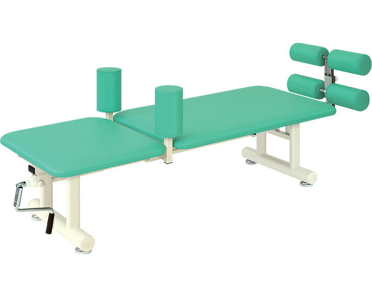 ★ポイント最大16倍★【全国配送可】-牽引クランク治療台　TB-556 ピンク 高田ベッド製作所　JAN kt439665 取寄品 医療・施設 施設用備品 診察台-【介護福祉用具】