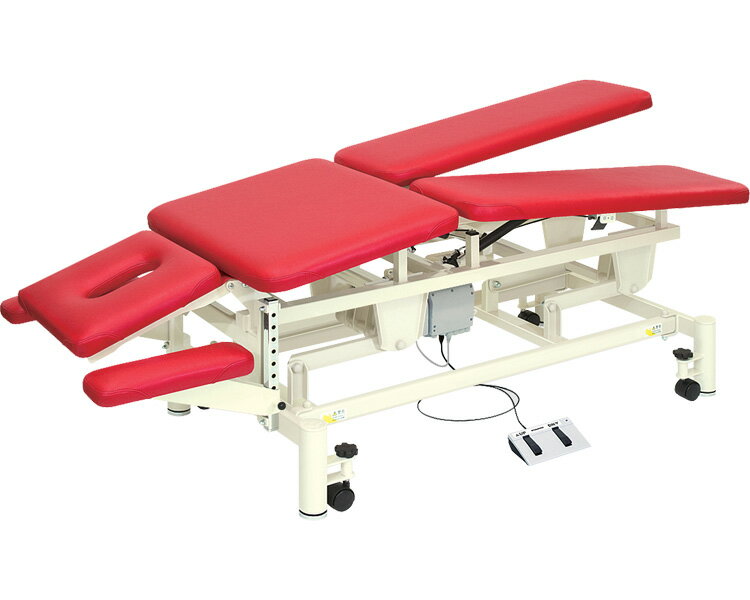 ★ポイント最大16倍★【全国配送可】-トリートセクション6A　TB-661 レッド 高田ベッド製作所　JAN kt439916 取寄品 医療・施設 施設用備品 診察台-【介護福祉用具】