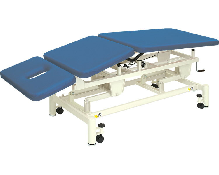 ★ポイント最大16倍★【全国配送可】-手動式トリート3A　TB-1047 幅：　オレンジ 高田ベッド製作所　JAN kt440010 取寄品 医療・施設 施設用備品 診察台-【介護福祉用具】