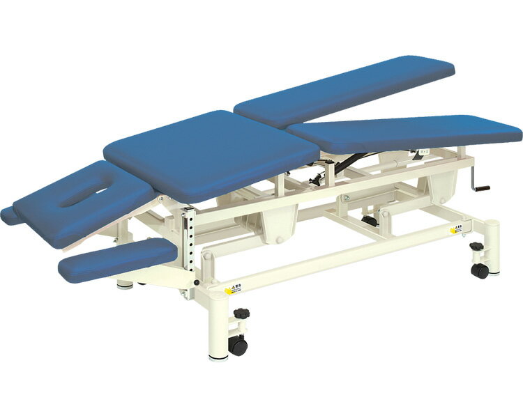 ★ポイント最大16倍★【全国配送可】-手動式トリート6A　TB-1048 イエロー 高田ベッド製作所　JAN kt440027 取寄品 医療・施設 施設用備品 診察台-【介護福祉用具】