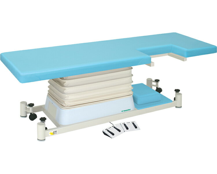 ★ポイント最大16倍★【全国配送可】-垂直電動MQタイプ　TB-1195 抹茶 高田ベッド製作所　JAN kt441826 取寄品 医療・施設 施設用備品 診察台-【介護福祉用具】