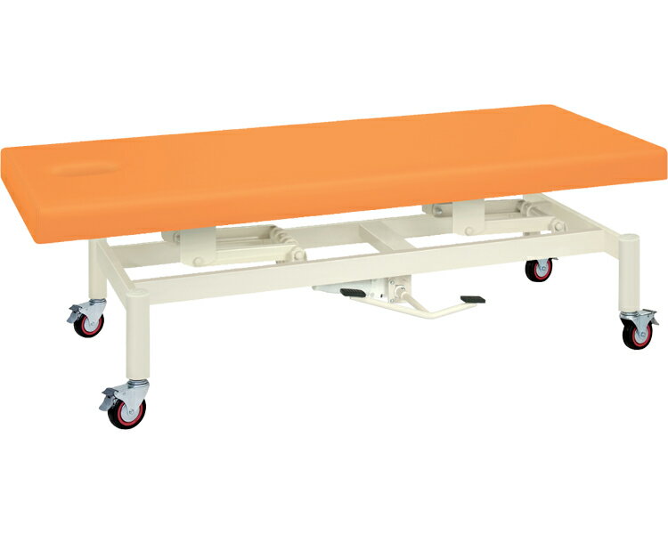 ★ポイント最大16倍★【全国配送可】-有孔キャスター付油圧式昇降B　TB-1350U 幅：　長：　白 高田ベッド製作所　JAN kt445577 取寄品 医療・施設 施設用備品 診察台-【介護福祉用具】