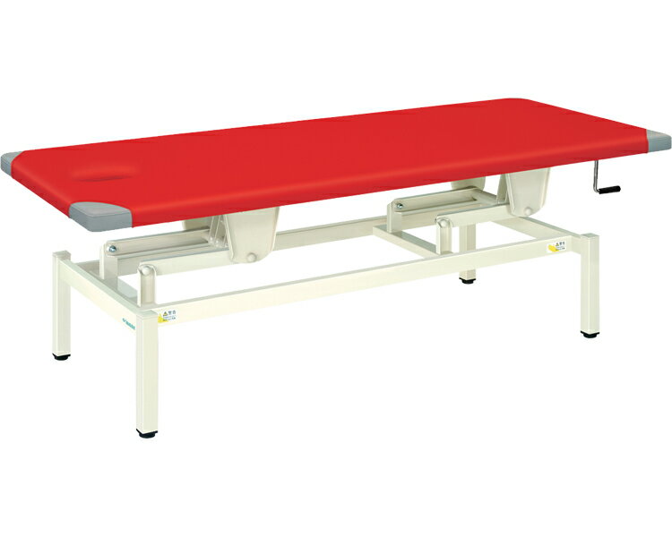 ★ポイント最大16倍★【全国配送可】-有孔手動ライトベッド　TB-727U　幅： 本体：　×三角色：ライトブラウン 高田ベッド製作所　JAN kt445674 取寄品 医療・施設 施設用備品 診察台-【介護福祉用具】