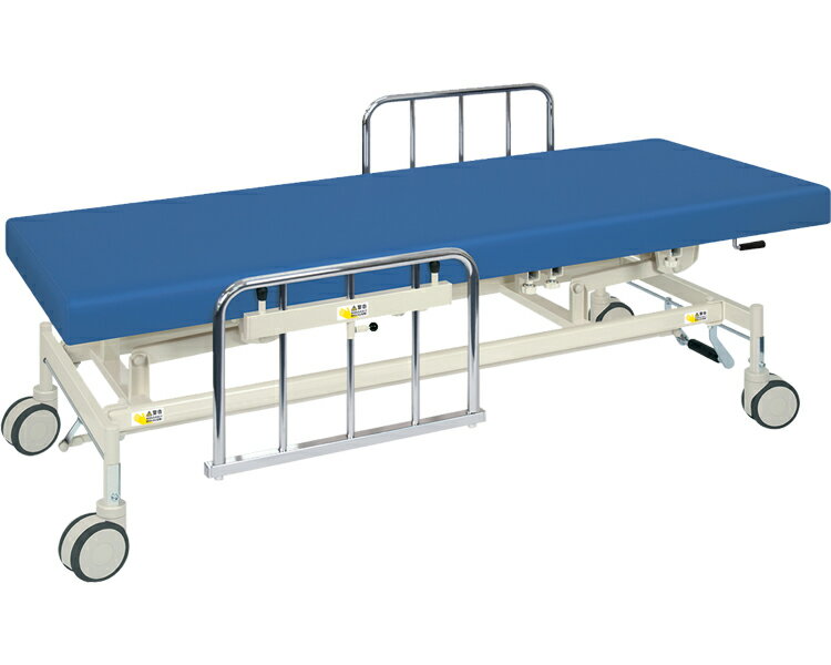 ★ポイント最大16倍★【全国配送可】-手動S型フルカイザー　TB-1232 幅：　スカイブルー 高田ベッド製作所　JAN kt446165 取寄品 医療・施設 施設用備品 診察台-【介護福祉用具】