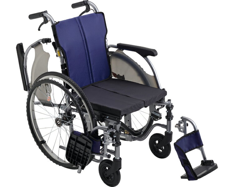 ★ポイント最大16倍★【全国配送可】-カルッタ自走型　モジュール　CRT-3-CZ 多機能　ブルー（A-19） ミキ　JAN 4536697116893 kt449170 取寄品 歩行関連 車いす 自走式-【介護福祉用具】