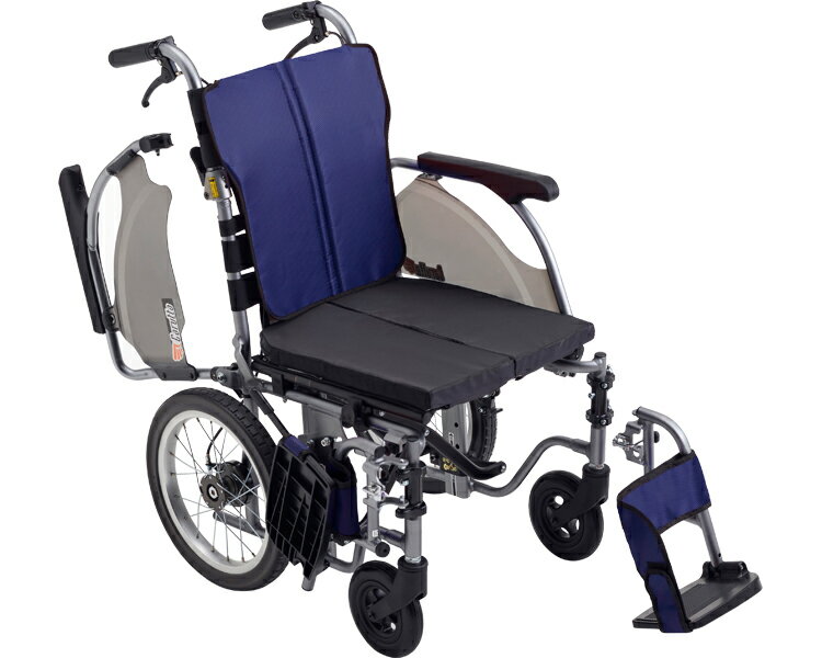 ★ポイント最大16倍★【全国配送可】-カルッタ介助型　モジュール　CRT-4-CZ 多機能　ブルー（A-19） ミキ　JAN 4536697116923 kt449173 取寄品 歩行関連 車いす 介助式-【介護福祉用具】