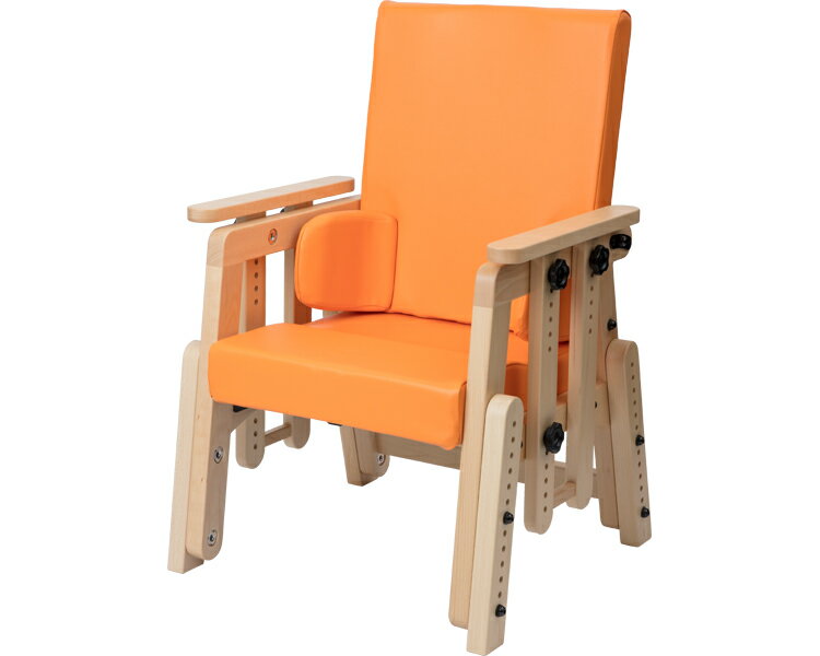 ★ポイント最大16倍★【全国配送可】-バンビーナチェア TS-823　L　オレンジ タカノ　JAN 4523725009050 kt456286 取寄品 日常生活 立ち上がり補助いす その他(立ち上がり補助いす)-【介護福祉用具】