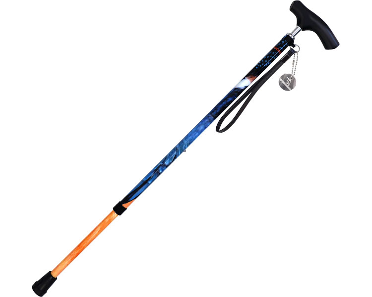 ★ポイント最大16倍★【全国配送可】-ワンダーワーカー伸縮ステッキ 66-B02　カワセミ 島製作所　JAN 494..