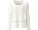 ★ポイント最大16倍★【全国配送可】-ラウンドネック長袖ニット BCK7100-15 ホワイト 21号 ボンマックス JAN 4544316630590 kt4...