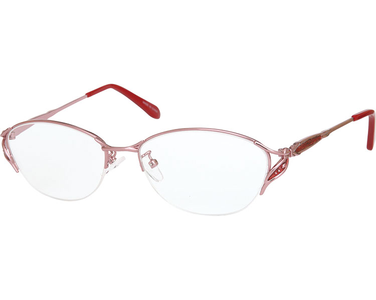 ★ポイント最大16倍★【全国配送可】-リーディンググラス UN393.00　ピンク　+3.00 ハート光学　JAN 4976..