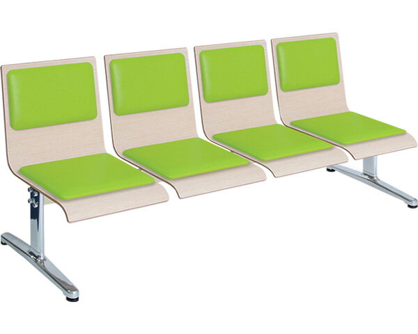 ★ポイント最大16倍★【全国配送可】-モッカー（四人掛）　TB-1163-03 オレンジ 高田ベッド製作所　JAN kt461784 取寄品 医療・施設 施設用家具 ロビーチェア-【介護福祉用具】